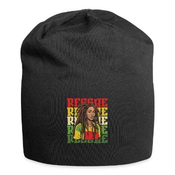Reggae - Jersey Beanie - black - Front