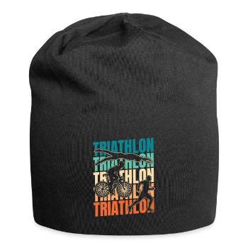 Triathlon Triathlet - Jersey-Beanie - Schwarz - Vorne