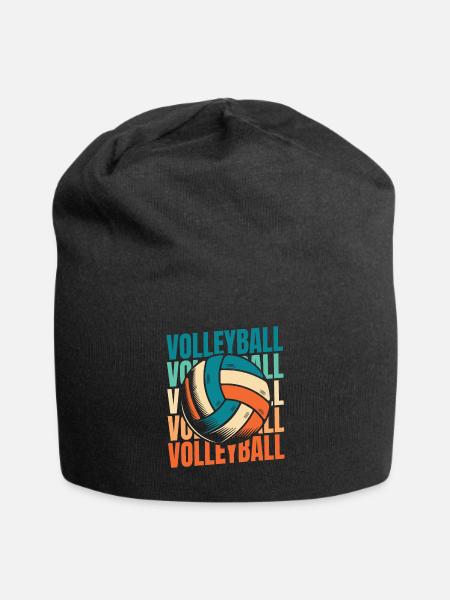 Volley-ball Joueurs de volley-ball - Bonnet en jersey - noir
