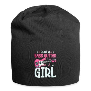 Bassist Bass Gitarre Basser - Jersey-Beanie - Schwarz - Vorne