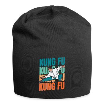 Kung-fu - Bonnet en jersey - noir - Devant