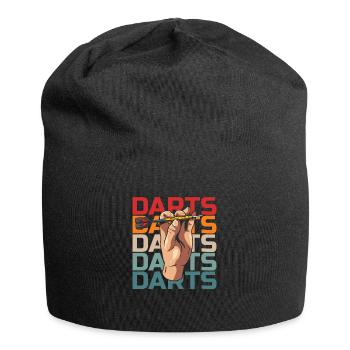 Fléchettes Joueur de fléchettes - Bonnet en jersey - noir - Devant