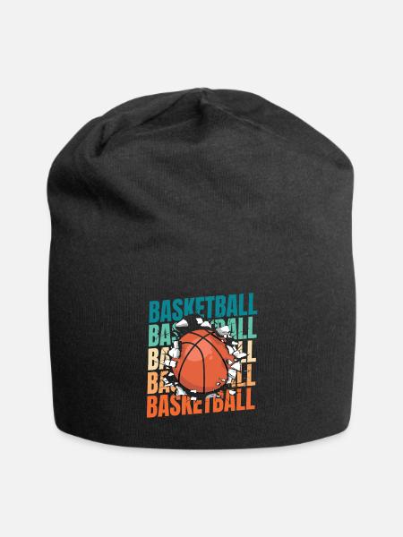 Basketball Basketballer - Jersey-Beanie - Schwarz