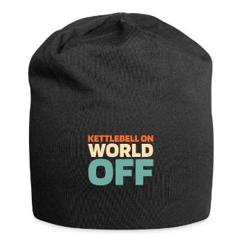 Kettlebell Kettlebell On World Off - Jersey Beanie - black - Front