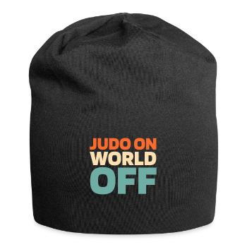 Judoka Judo On World Off - Jersey Beanie - black - Front