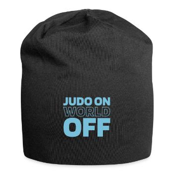 Judoka Judo On World Off - Jersey Beanie - black - Front