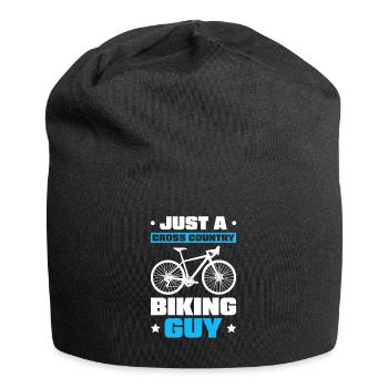 Cross Country Mountain Bike Mtb - Jersey-Beanie - Schwarz - Vorne
