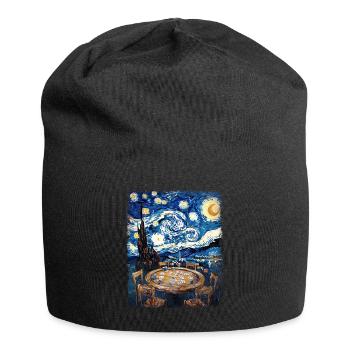 Poker Player Casino Gambling Player Sternenna - Jersey Beanie - black - Front