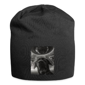 Labrador Dog UFO Alien Alien Selfie - Jersey Beanie - black - Front