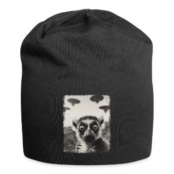 Lémurien Ringtail OVNI Alien Alien Selfie - Bonnet en jersey - noir - Devant
