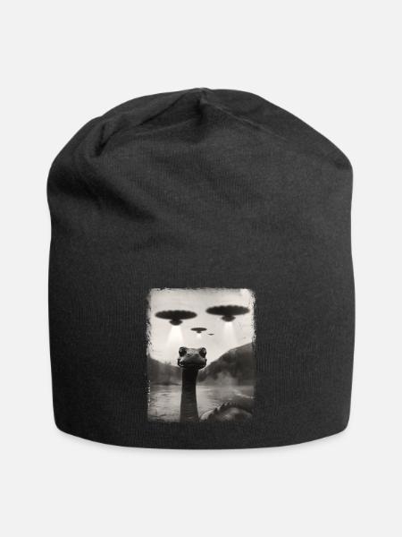 Loch Ness Monster Nessie UFO Alien Außerirdischer - Jersey Beanie - black