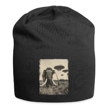 Mammoth Woolly UFO Alien Alien Selfie - Jersey Beanie - black - Front