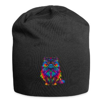 Himalayan Cat Popart - Jersey Beanie - black - Front