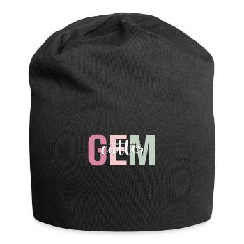 Gemstone Cutter Cutting - Jersey Beanie - black - Front