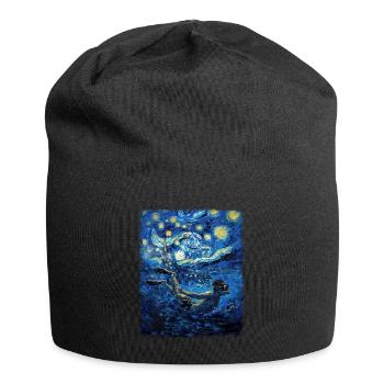 Schnorcheln Schnorchel Schnorchler Sternennacht Ma - Jersey-Beanie - Schwarz - Vorne