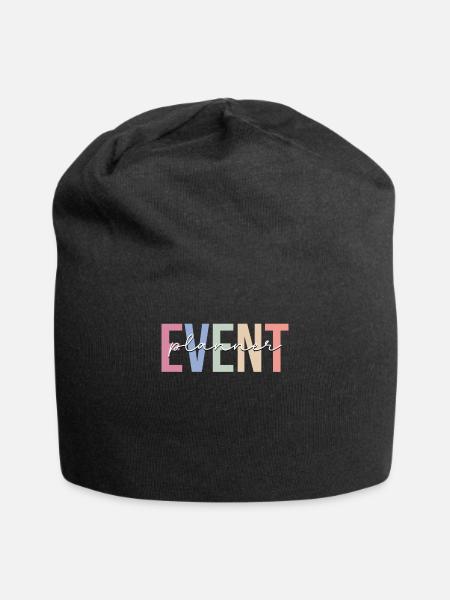 Event-Planer Event-Planung Event-Personal - Jersey-Beanie - Schwarz