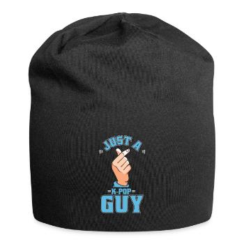 K Pop Kpop Korean Pop Just A Kpop Guy - Jersey Beanie - black - Front