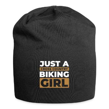 Cross Country Mountain Bike Mtb - Jersey-Beanie - Schwarz - Vorne