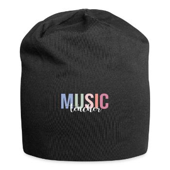 Professeur de musique, musicien d’école - Bonnet en jersey - noir - Devant