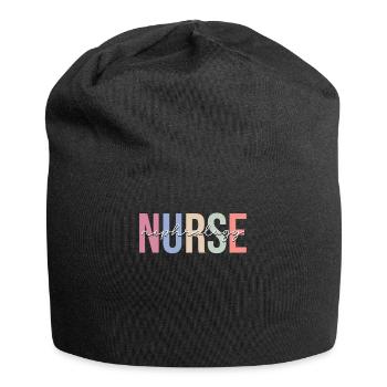 Nephrology Nurse Kidney Dialysis Patient - Jersey Beanie - black - Front