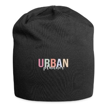 Stadtplaner Planung - Jersey-Beanie - Schwarz - Vorne