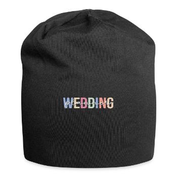 Wedding Planner Coordinateur de mariage Ververanstaltung - Bonnet en jersey - noir - Devant