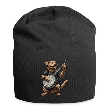 Chesapeake Bay Retriever Chien Bluegrass Banjo Spie - Bonnet en jersey - noir - Devant