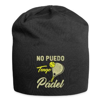 Ich kann keine Padel-Padel-Athleten haben - Jersey-Beanie - Schwarz - Vorne