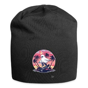 Skateboarding V ghosts - Jersey Beanie - black - Front