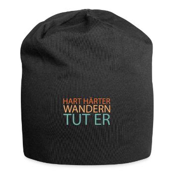 Wandern Wanderer - Jersey-Beanie - Schwarz - Vorne