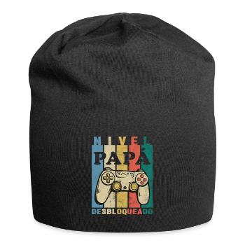 Dad Trainee Funny Future Dad Ad Em - Jersey Beanie - black - Front