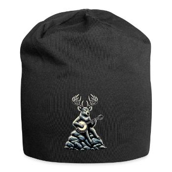 Rentier Weihnachten Weihnachtsmann Bluegrass Banjo - Jersey-Beanie - Schwarz - Vorne