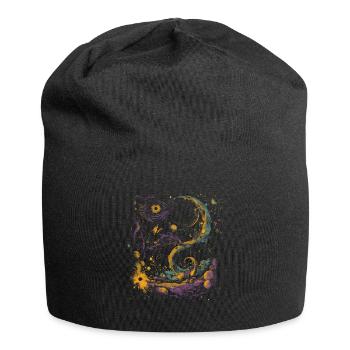 Weirdcore Aesthetics Cosmic Space Dreamcore G - Jersey Beanie - black - Front