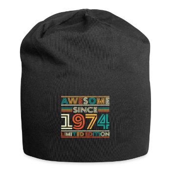 Impressive since 1974 - Jersey Beanie - black - Front