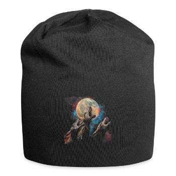 El Chupacabra Crypto Cryptozoologie Lune Hurlante - Bonnet en jersey - noir - Devant