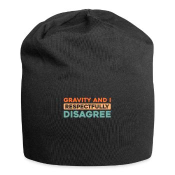 Paramotor Gleitschirmfliegen - Jersey-Beanie - Schwarz - Vorne