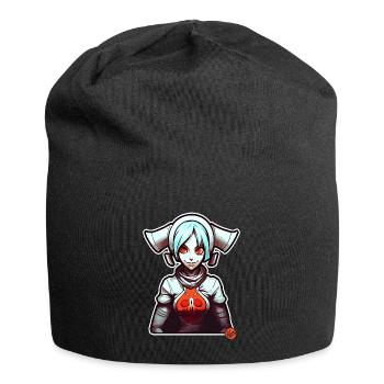 Science-Fiction Action: Weltraum Mädchen - Jersey-Beanie - Schwarz - Vorne