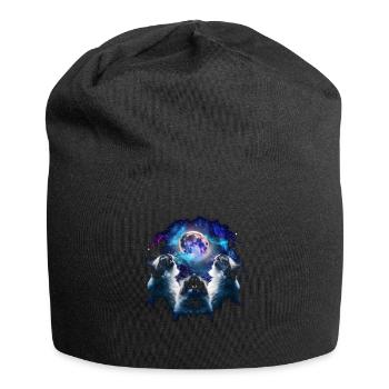 Birmakatze Heulender Mond - Jersey-Beanie - Schwarz - Vorne