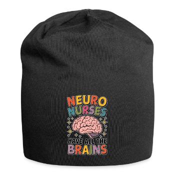 Neuro Nurse Nurse Neurology Gift - Jersey Beanie - black - Front