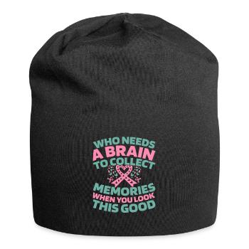 Maladie d’Alzheimer - Bonnet en jersey - noir - Devant