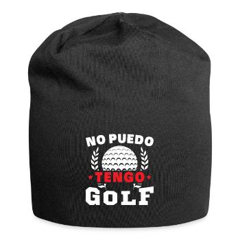 Je ne peux pas avoir de golf - Bonnet en jersey - noir - Devant