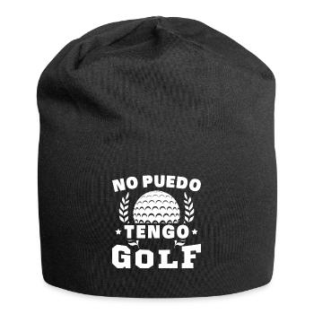 Je ne peux pas avoir de golf - Bonnet en jersey - noir - Devant