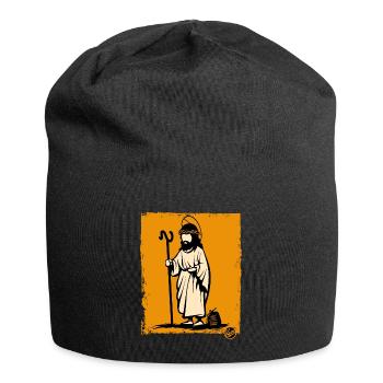 The wanderer and redeemer Jesus - Jersey Beanie - black - Front