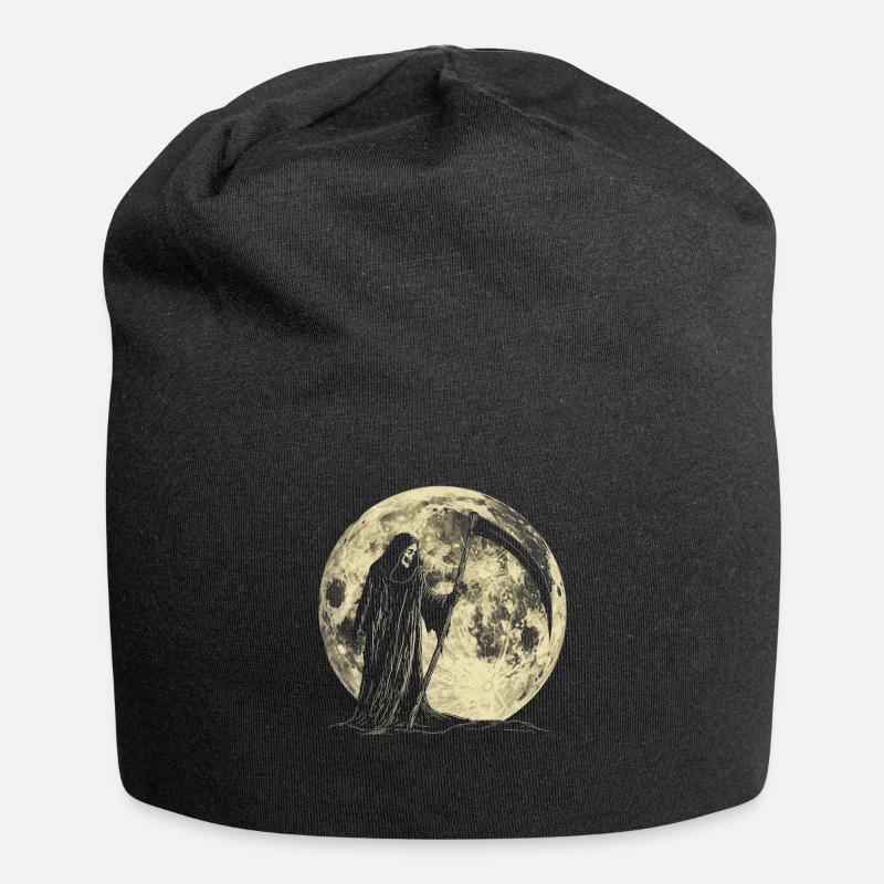 Faucheuse : La Lune hurlante de la mort - Bonnet en jersey - noir
