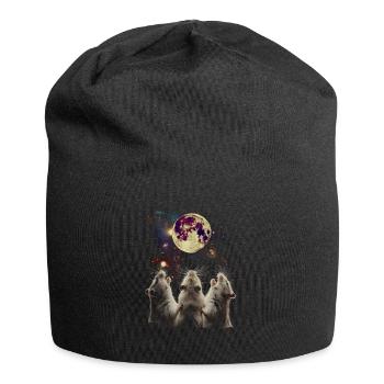Hamster Hammy Animal de compagnie Lune Hurlante - Bonnet en jersey - noir - Devant