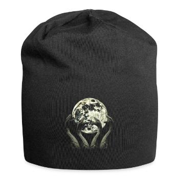 Monster von Loch Ness Nessie Plesiosaurier Heulend - Jersey-Beanie - Schwarz - Vorne