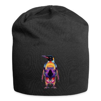 Pingouin oiseau incapable de voler Popart - Bonnet en jersey - noir - Devant