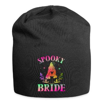 Gespenstische Braut Brautparty Junggesellenabschie - Jersey-Beanie - Schwarz - Vorne