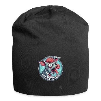 The Sick Brain Zombie Pig - Jersey Beanie - black - Front