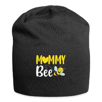 Imker Imkerei Mama Bienenmama - Jersey-Beanie - Schwarz - Vorne